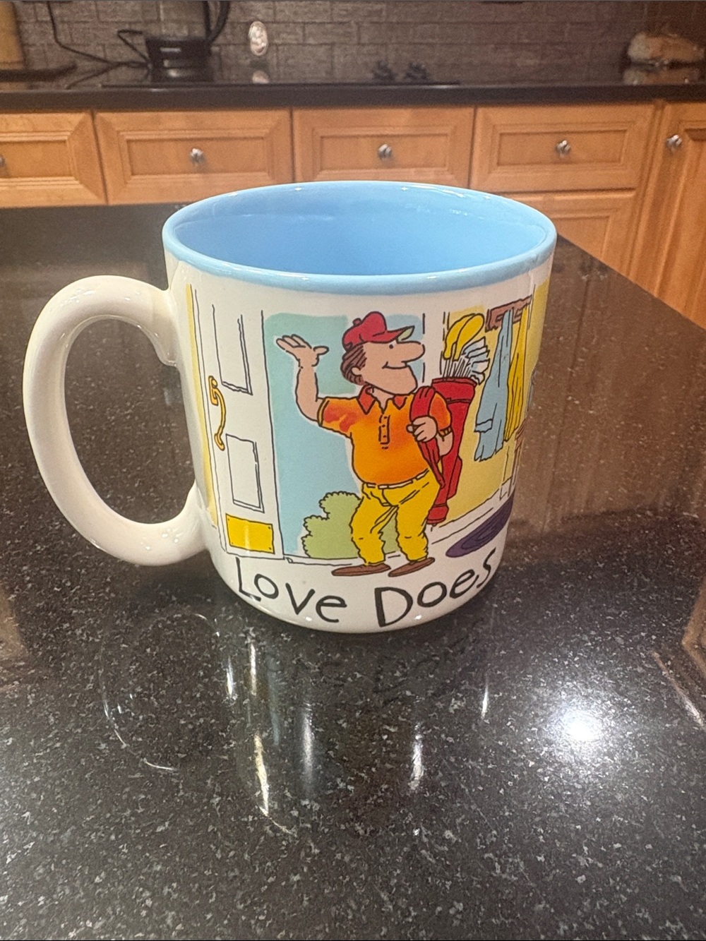 Potpourri Press VTG Love Does not hold grudges Corinthians 13:5 coffee mug